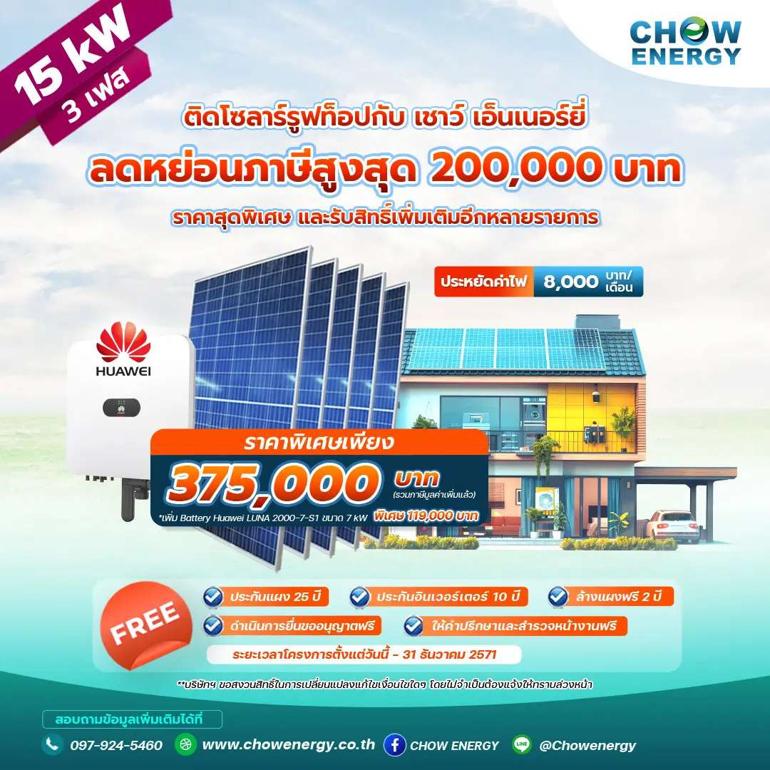 15 kW (3 Phase)